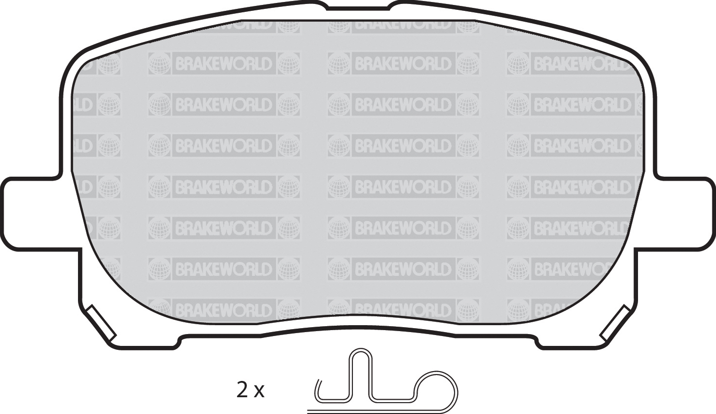 OEM SPEC FRONT AND REAR DISCS PADS FOR TOYOTA AVENSIS VERSO 2.0 2001-06 ...