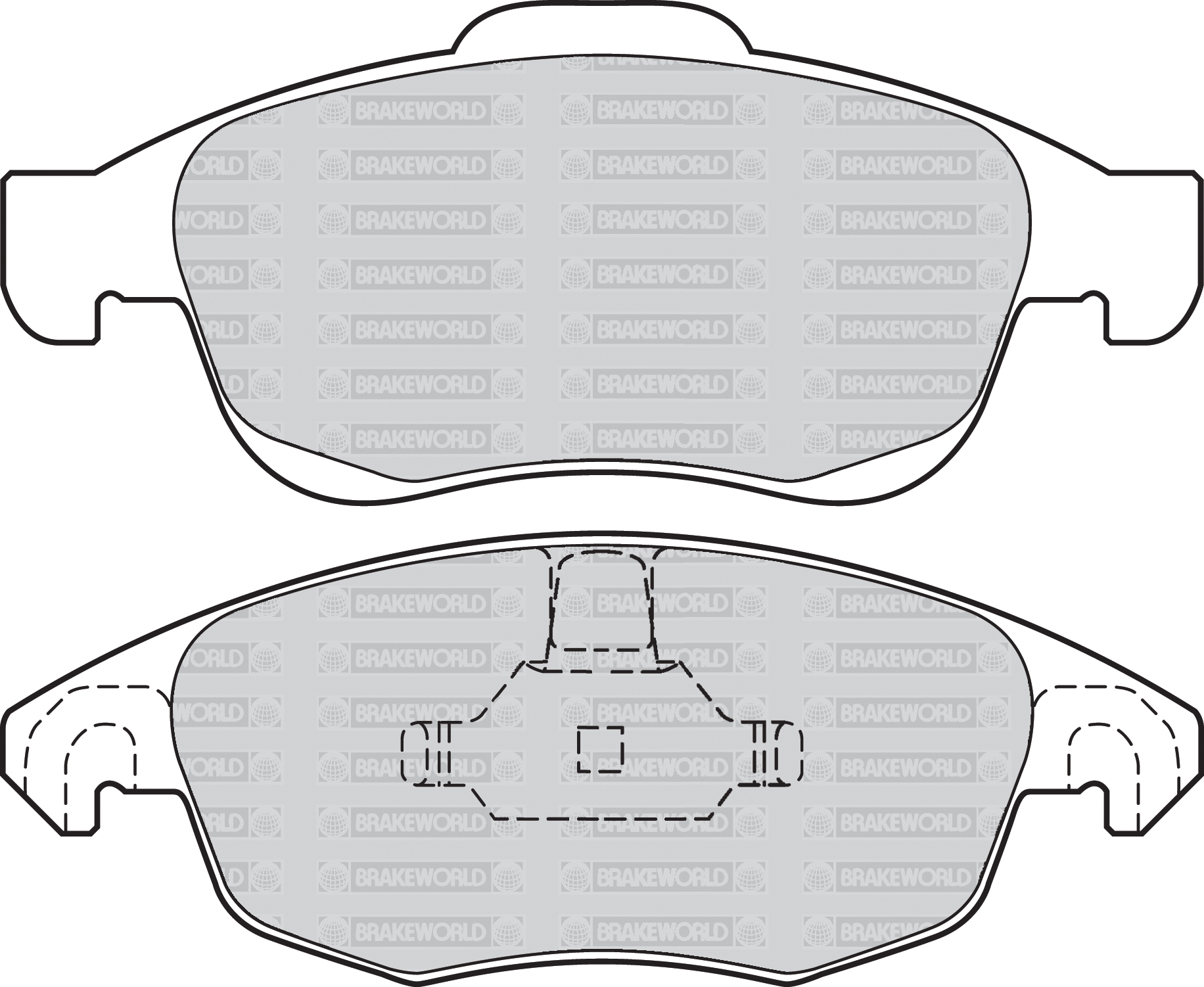 OEM SPEC FRONT DISCS PADS 282mm FOR PEUGEOT PARTNER TEPEE 1.6 TD 90 BHP ...