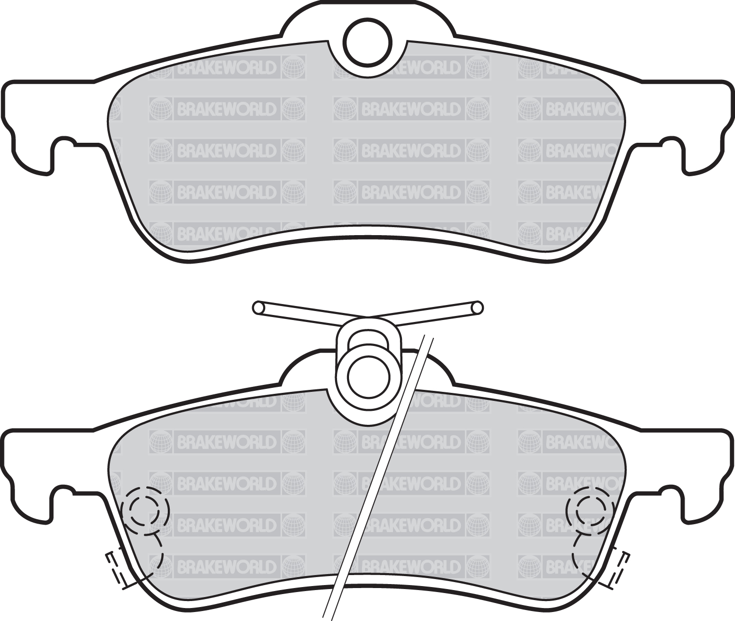 OEM SPEC REAR DISCS PADS 278mm FOR TOYOTA YARIS 1.5 HYBRID (NHP130 ...